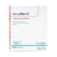 DermaFilm HD Hydrocolloid Dressing, 4" x 4"