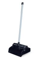 Lobbymaster Lobby Dust Pan, PVC Handle, Black