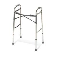 Adult Folding Walker, 2 Button, Heavy Duty