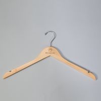 Personalized Natural Wood Hanger 