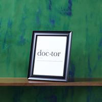 Doctor Definition Framed Print 
