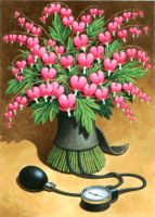 Bleeding Hearts Print