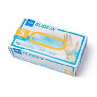Glide-On Powder-Free Vinyl Exam Gloves, Size S