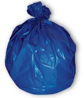 Can Liner, High-Density, Blue, 14 ?m, 20 gal. to 30 gal., 30.5" x 43"