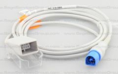 LNC MP-10 Philips Dual Keyed Extension Cable with SpO2 Sensor, 10'