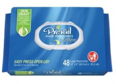 Prevail Disposable Washcloths, Adult, 12" X 8"