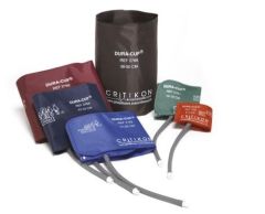 Dura-Cuf Blood Pressure Cuff with 2-Tube DINACLICK Connector, Adult, Navy JLCDURA22AH