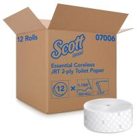 Scott Coreless Jumbo Roll Bathroom Tissue by Kimberly-Clark K-C07006