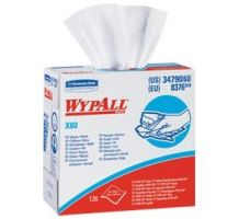 Wypall Wiper, Hydroknit, 1/4 Fold, White, 11" x 23"