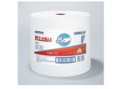 WypAll X60 Hydroknit Wipers, White, 12.5" x 13.4", 1, 100 Sheets / Roll