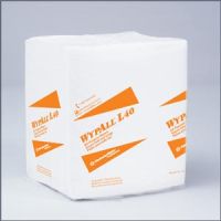 WypAll L40 Quarter-Fold Wipers, White, 56/Pack