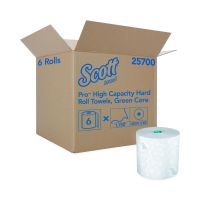 Scott Hard Roll Towel, MOD Dispenser, Green and White