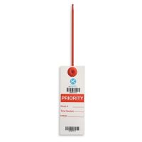 2" x 5.5" Smart Tag, PRIORITY, Red