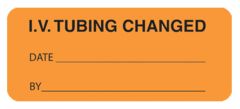 Chart Label  IV Tubing Changed