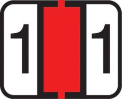 End Tab Numeric Filing Label - 1