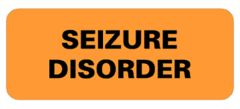 Chart Label  Seizure Disorder