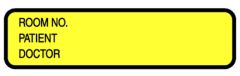 Chart ID Labels - Roll - Patient L-3500
