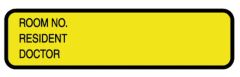 Chart ID Labels - Roll - Resident L-3503NH