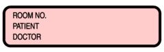 Chart ID Labels - Roll - Patient L-3506