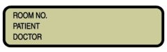Chart ID Labels - Roll - Patient L-3508