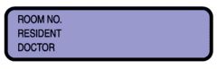 Chart ID Labels - Roll - Resident L-3509NH