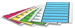Chart ID Labels - Pinfeed - Blank L-3575