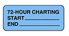 Chart Label  72 Hour Charting