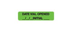 Chart Label - Date Vial Opened