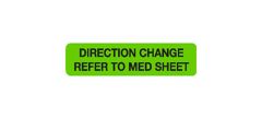 Chart Label - Direction Change Refer To Med Sheet