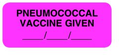 Chart Label - Pneumococcal Vaccine Given