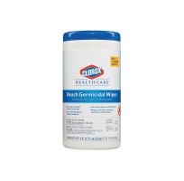 Clorox Bleach Wipes for Cleanrooms, Medium-Duty, Canister