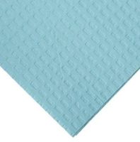 Blue 3-Ply Poly Bib Towel, 13" x 18"