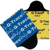 ECG Diagnostic Tab Electrode, Q Trace, Gold, Bulk Pack LTP30807732H