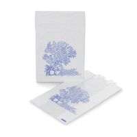Plastic Bedside Bag with Adhesive Strips, 7" x 11.5" x 3.5"