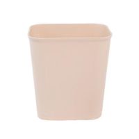 Fire Resistant Waste Basket, 14 qt., Beige