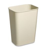 Fire Resistant Waste Basket, 40 qt., Beige