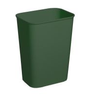 Fire Resistant Waste Basket, 40 qt., Green