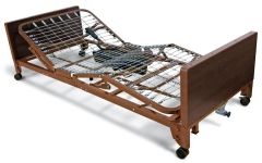 Basic Homecare Low Full-Electric Bed with 9.5"-22.5" Height Range