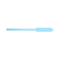 12" Insert-Style Vinyl ID Band, Adult, Blue