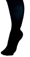 CURAD Knee-High Compression Hosiery with 15-20 mmHg, Black, Size C, Regular Length