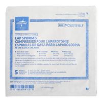 X-Ray Detectable Sterile Lap Sponge,18" x 18",5/Tray