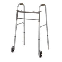 2-Button Basic Walker with 5" Wheels MDS86410W54BH