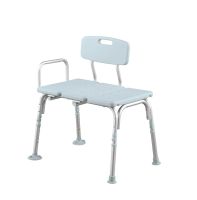 Knockdown Transfer Bench with Back and Microban Treatment MDS86960KDMBH