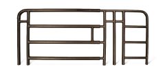 4-Bar Spring-Loaded Adjustable Full-Length Bed Rails