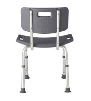 Knockdown Bath Bench with Back and Microban Treatment MDS89745KDMBG