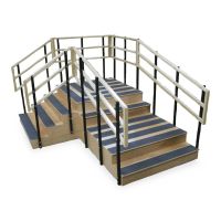 Bariatric Training Stairs with 1, 000 lb. Capacity, 78" x 104"