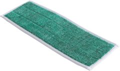 Micromax Microfiber Dust / Dry Mop, Green with White Trim, 18"