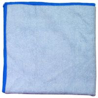Microfiber Cleaning Cloth, 16"x 16", Lightweight, Light Blue