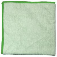 Microfiber Cleaning Cloth, 16" x 16", Lightweight, Light Green