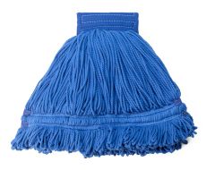 Microfiber String Wet Mop, Blue, 14 oz.